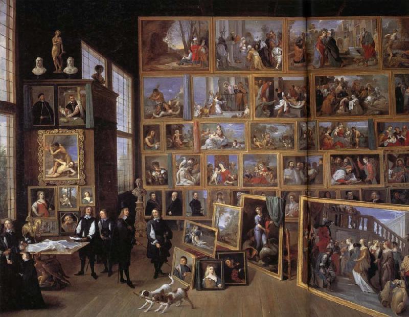 David Teniers Archduke Leopold Wihelm's Galleries at Brussels